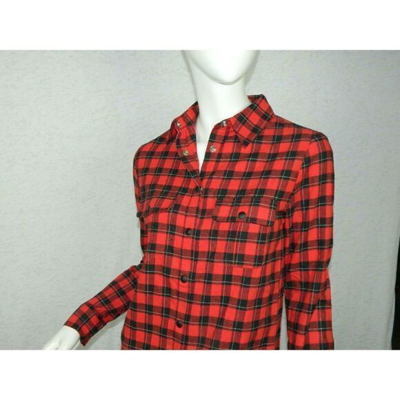 Ashstudiosparis Shirt Red Black Sacket Sacket Size 6 - Picture 3 of 8